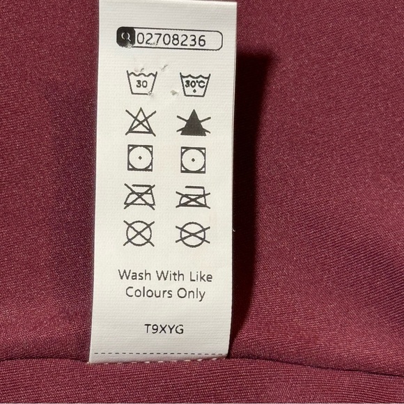 Halara Breezeful Backless Wide Leg Jumpsuit Amaranth Burgundy size Large - Picture 11 of 11